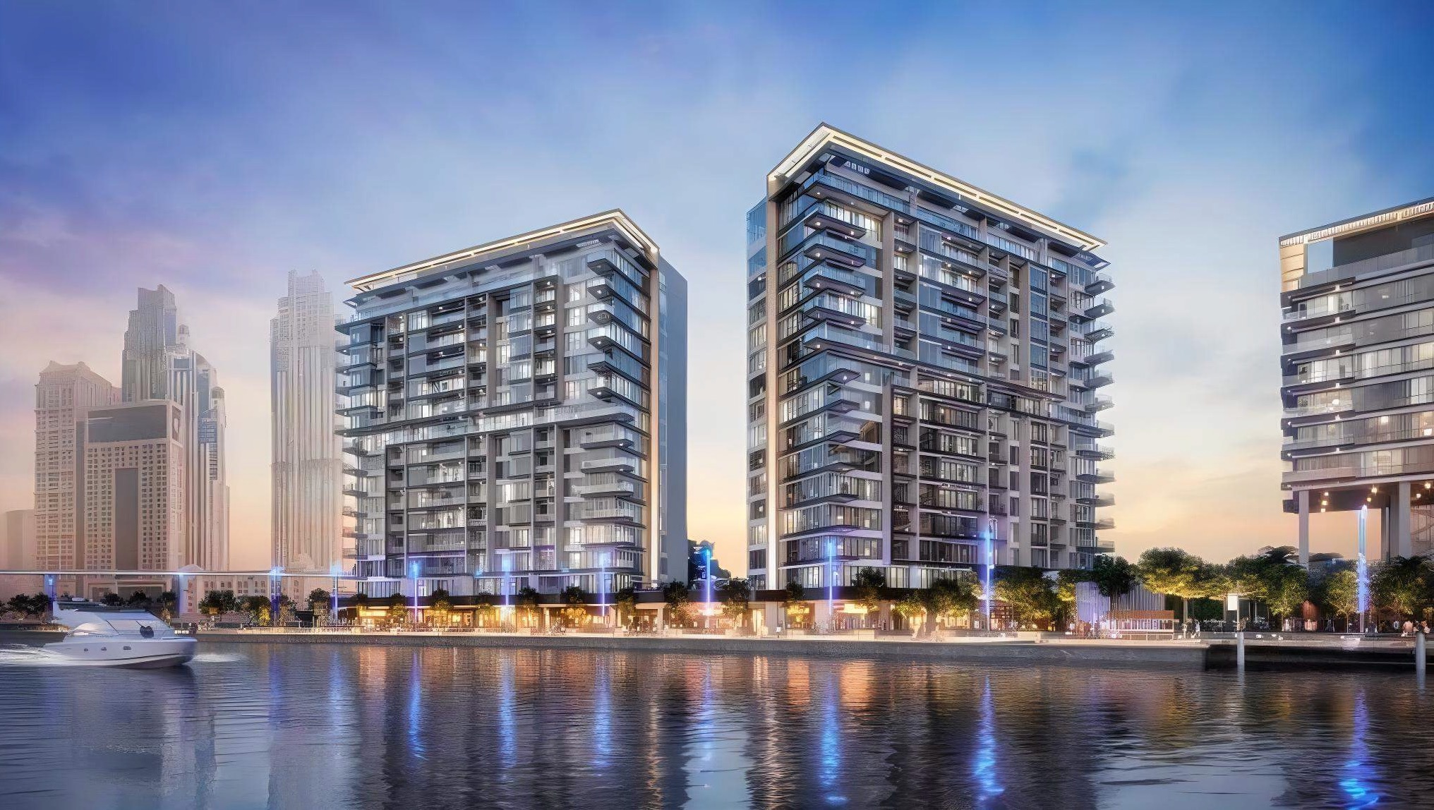 Dubai Marina waterfront properties