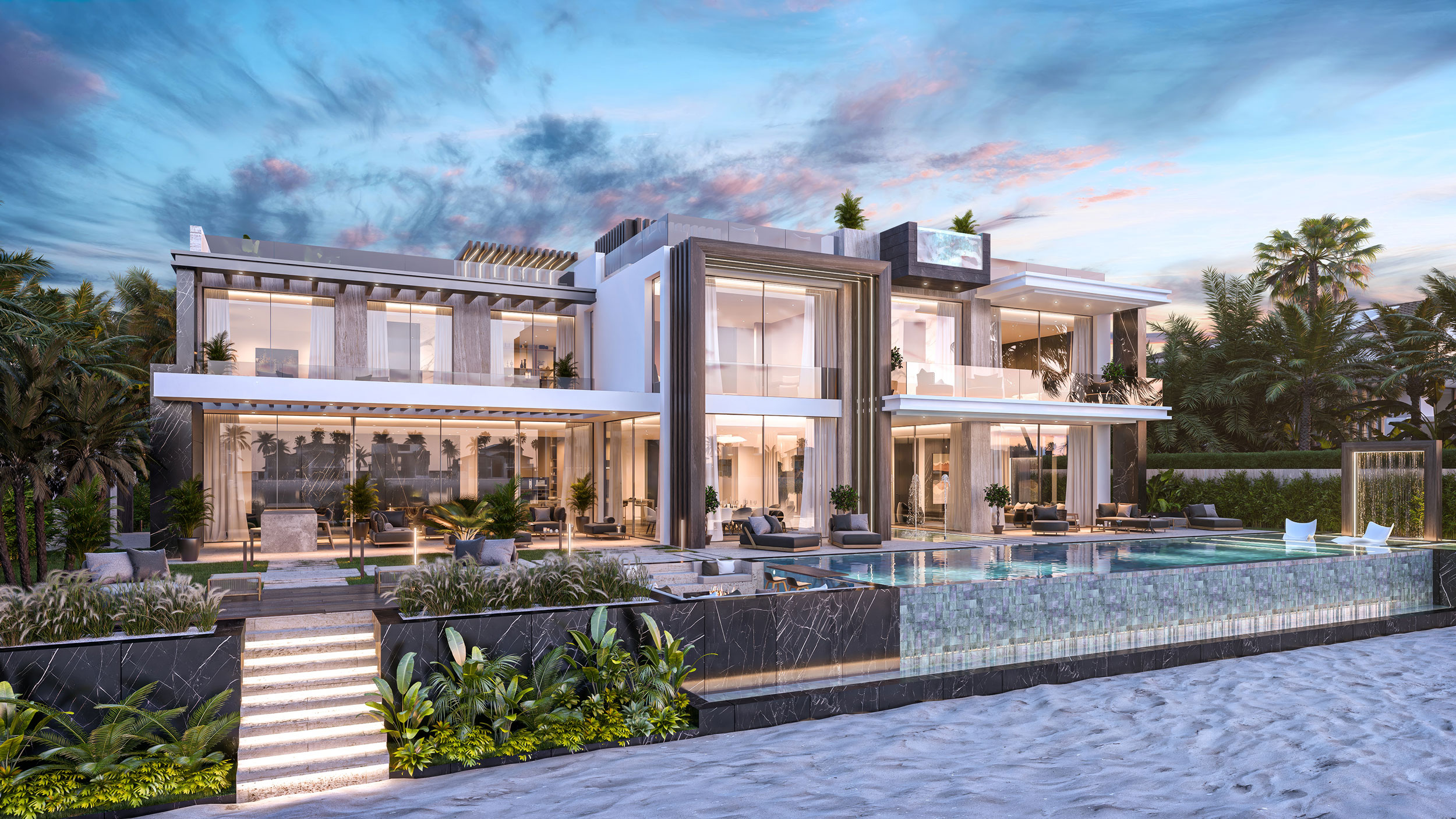 Palm Jumeirah luxury villas