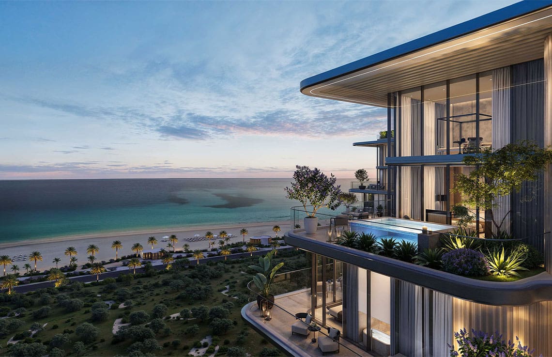 waterfront villa Dubai Islands