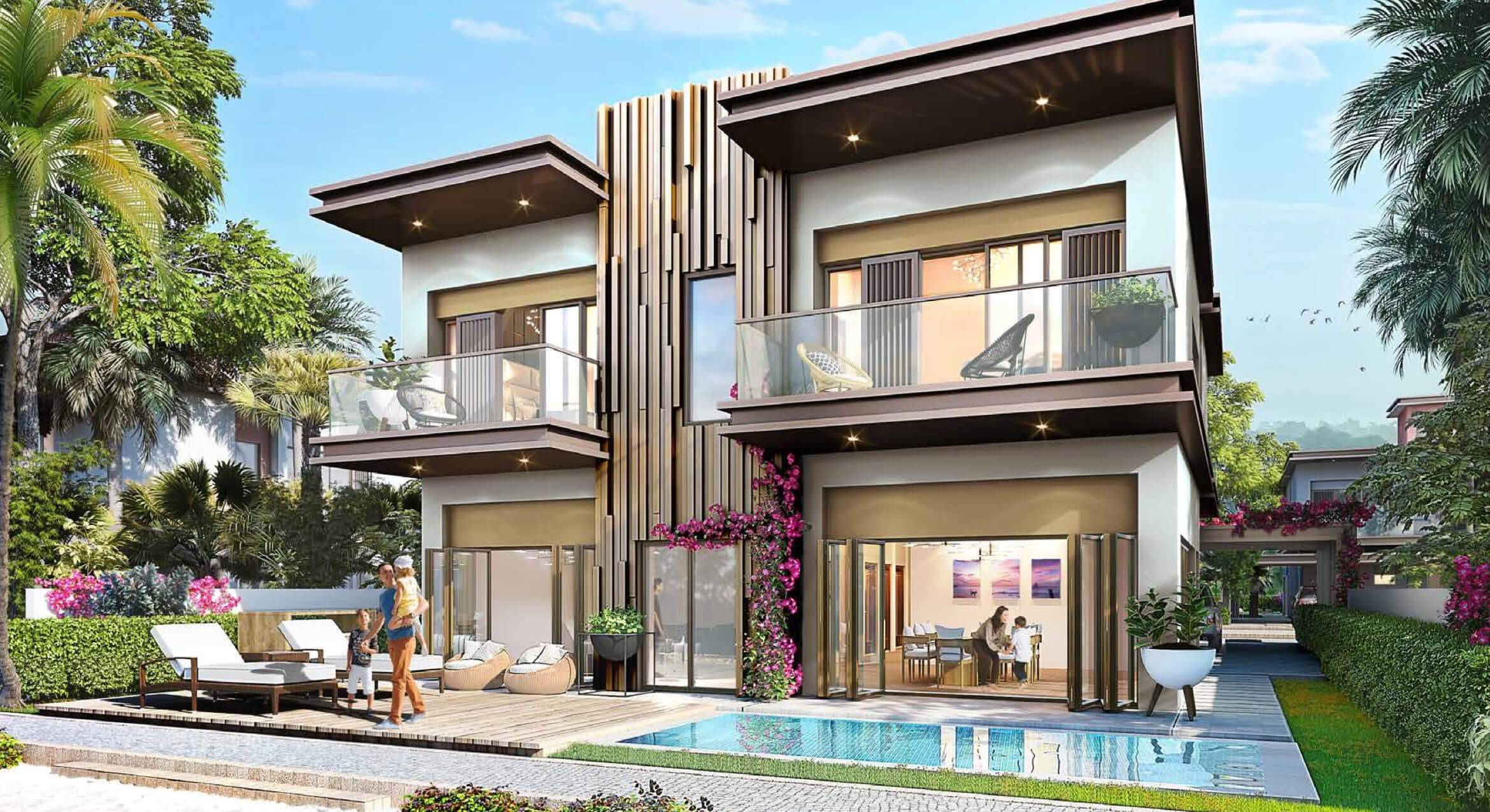Off-plan luxury townhouses in Dubai